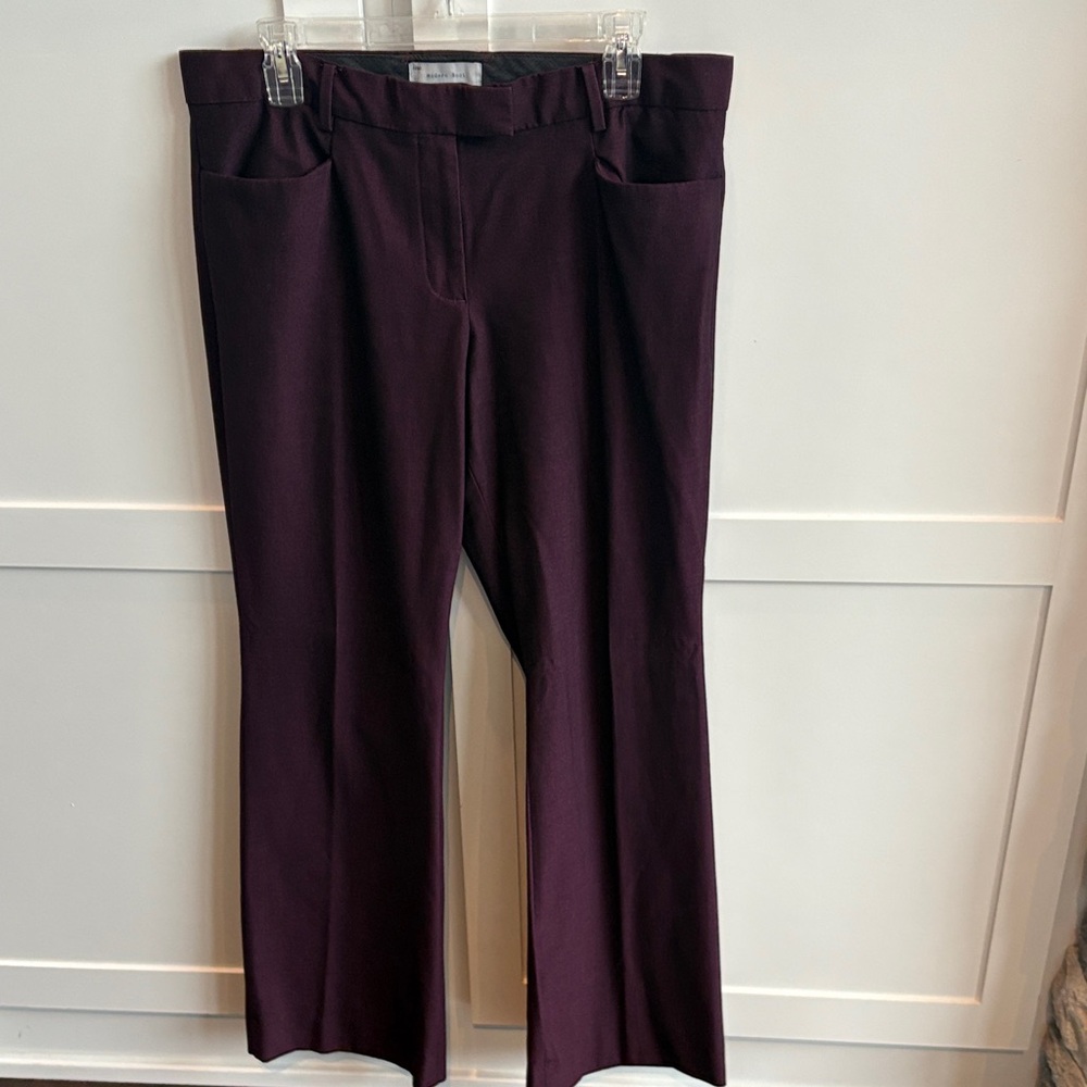 GAP Modern Bootcut Pants in Deep Purple